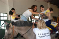 equinoterapia voluntario